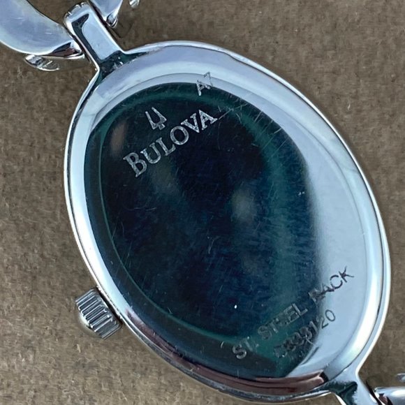 Bulova Coctail Watch Silver Tone Crystal Bezel main image 9
